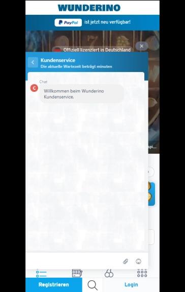 Wunderino Casino Support